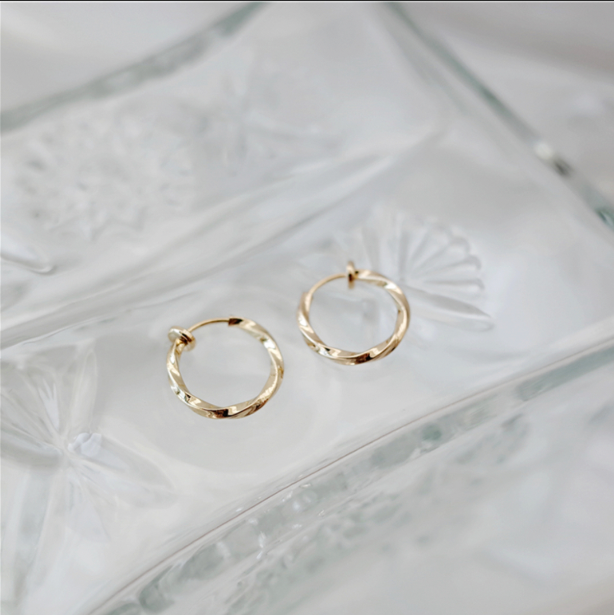 Mini Twisted Hoops
