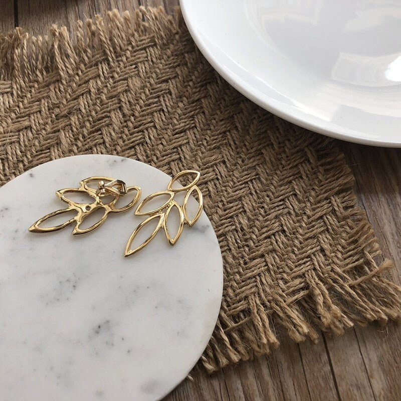 Gold Leaves Earrings