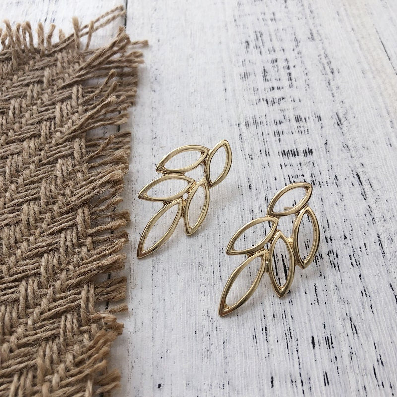 Gold Leaves Earrings