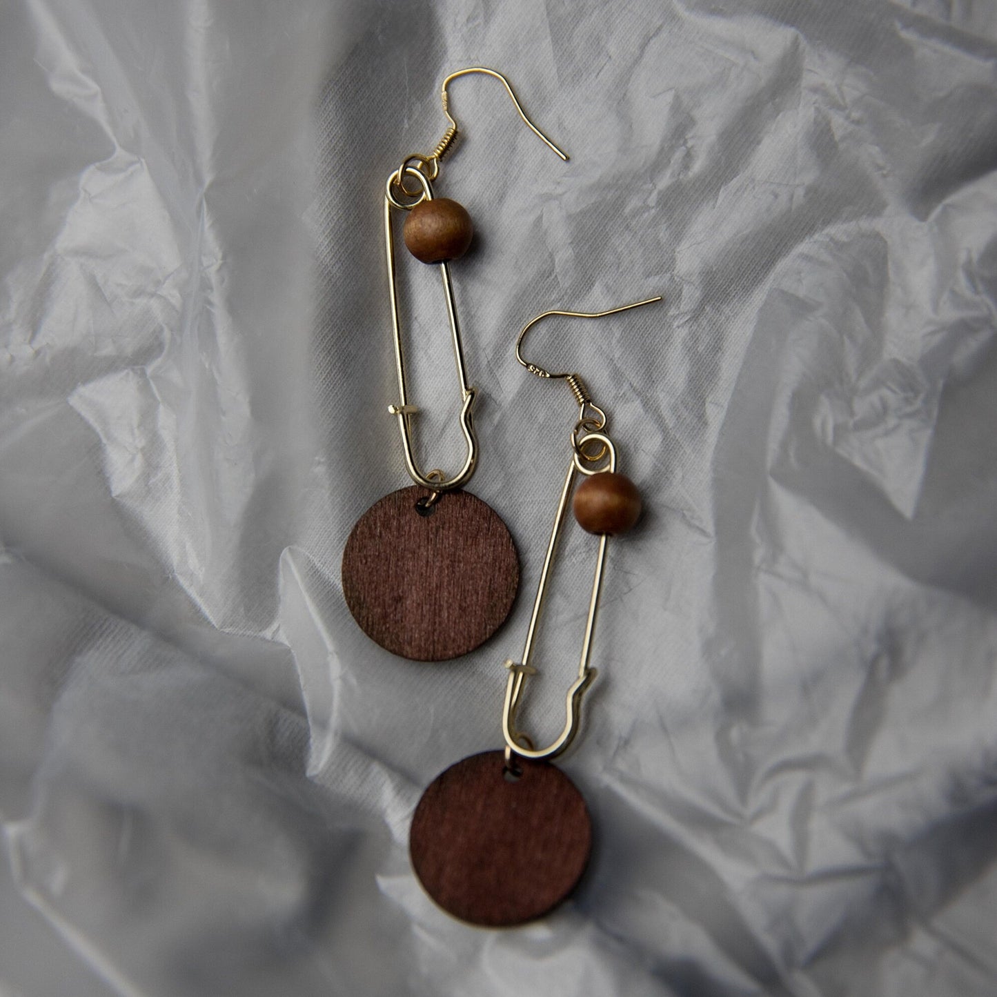 Wooden Playful Earrings