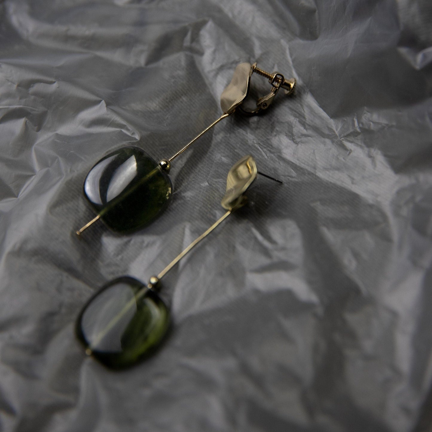 Green Jade Earrings