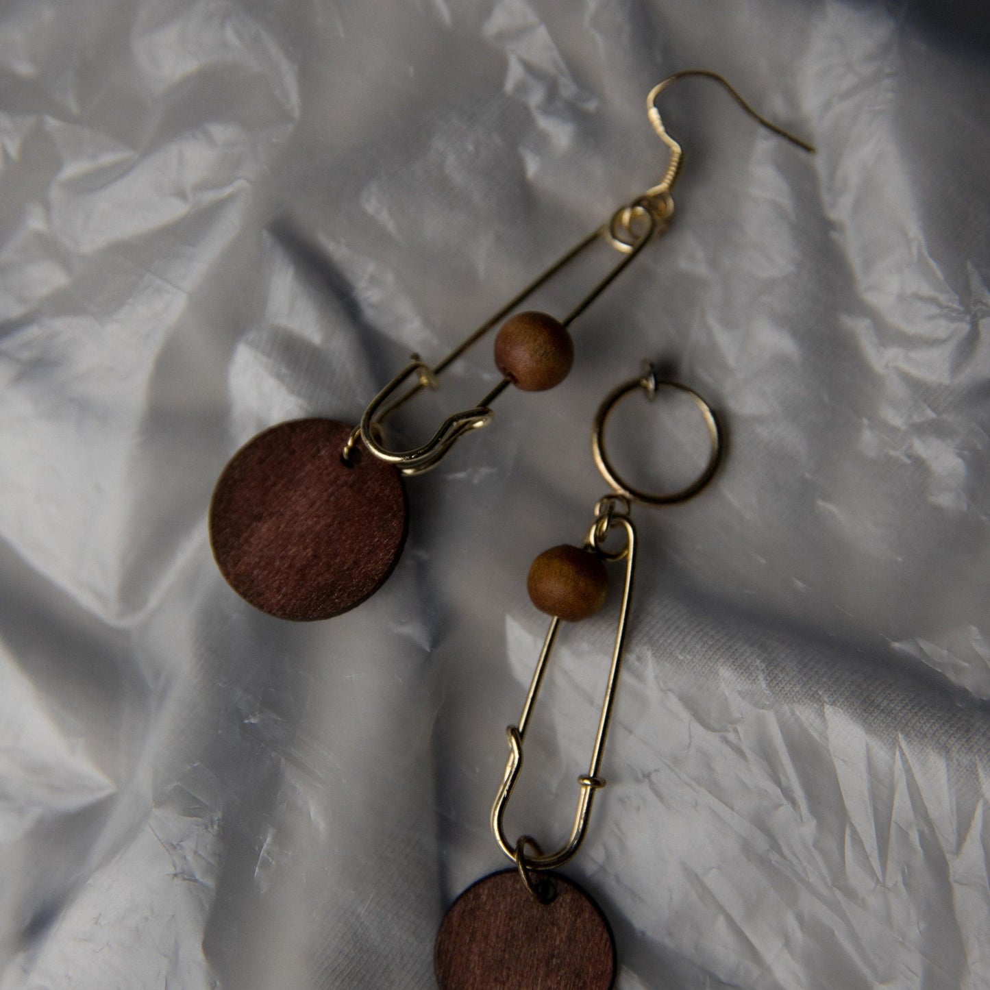 Wooden Playful Earrings