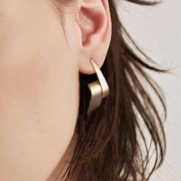 Golden Vortex Earrings